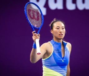leyu集团-“顽强”郑钦文遭莱巴金娜逆转 无缘多哈站女单八强